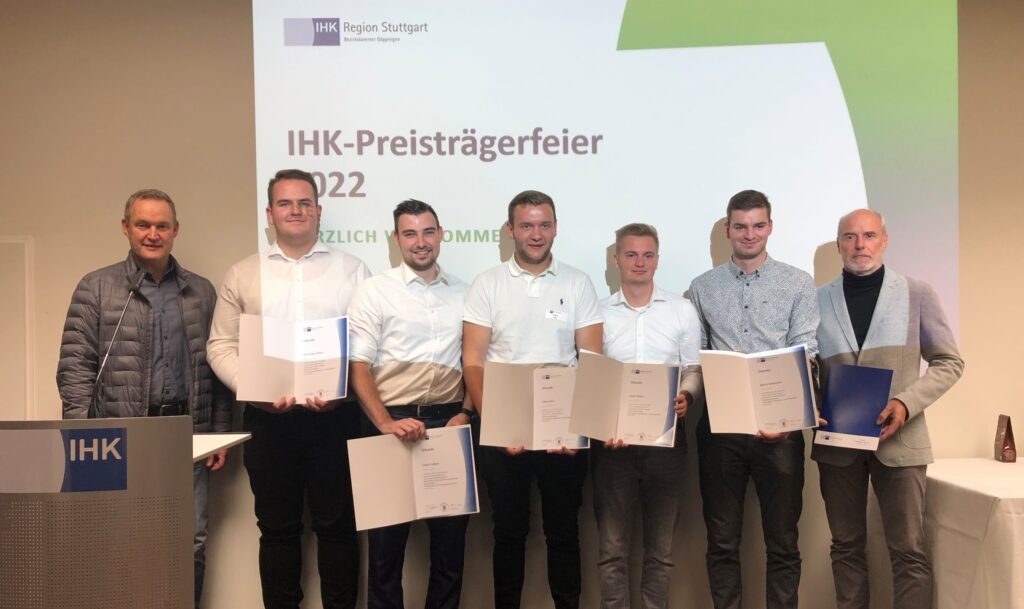 Zahlreiche IHK-Auszeichnungen für die Grüner-Auszubildenden